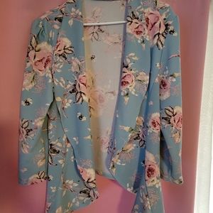 Floral blazer. 2XL